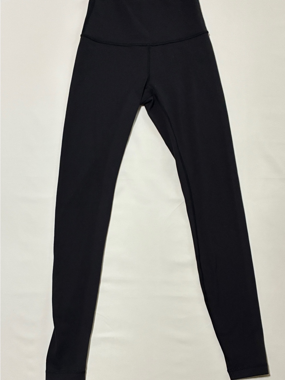 Lululemon black full length leggings; size 4